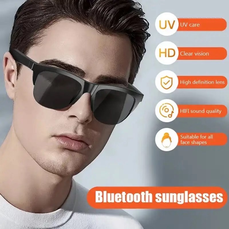نظارات HD + سماعة بلوتوث للفيديوهات و المكالمات